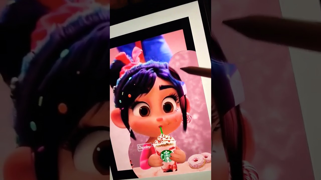 Disney Glowup #disney #art #glowup #artwork #transformation #artist #shorts #digitalart #short #cute