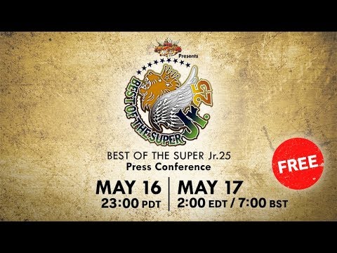 Live: NJPW Best of the Super Junior 25 Press Conference