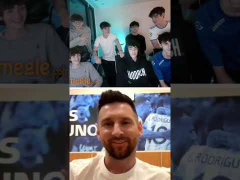 Messi Entra a Omegle Broma con @ilPituX 😂