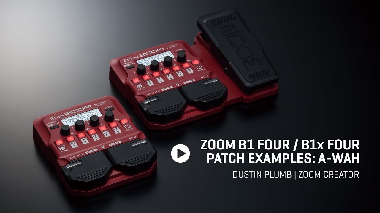 Zoom B1X Four Bass Multi-Effects Processor