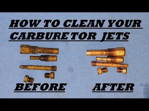 How to clean motorcycle carburetor