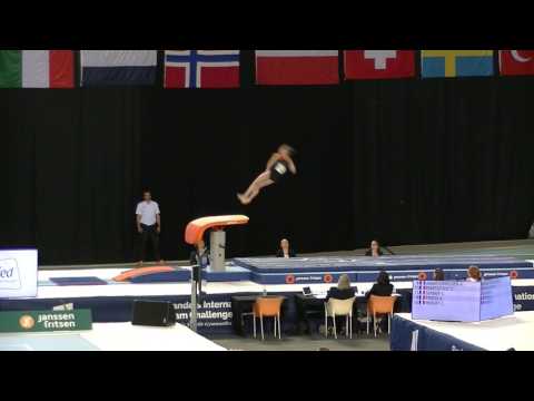 Vault / sprong Juliëtte Pijnacker, Flanders International Team Challenge