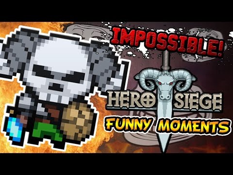 THE IMPOSSIBLE GAME. ► Hero Siege funny moments #1