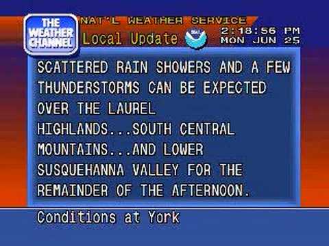 Weather STAR 4000 Emulator - June 25, 2007 (2)