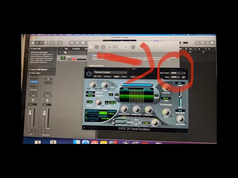 Logic Pro X : EVOC 20 TRACK OSCILLATOR "Side Chain" NOT SHOWING, quick fix!