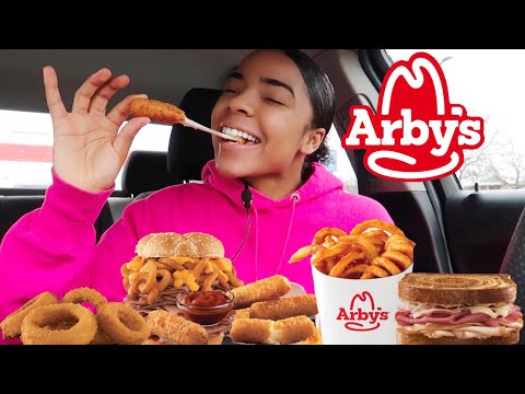 ARBY'S MUKBANG! | MOZZARELLA STICKS, CURLY FRIES, &...