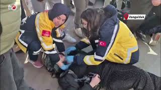 Motosiklet, Otomobile Çarptı 2 Yaralı