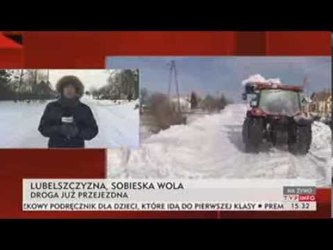 Atak zimy na Lubelszczyźnie (TVP Info, 01.02.2014)