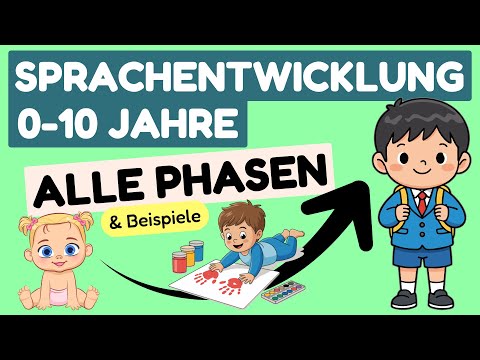 Sprachentwicklung bei Kindern - Phasen einfach erklärt