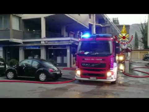 video incendio viale montegrappa