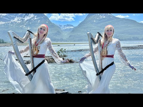 Celtic - I Saw Three Ships (Harp Twins)