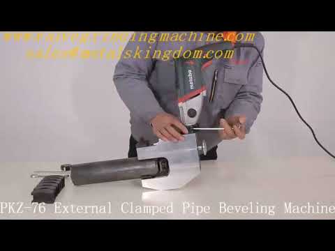 pkz 76 external clamped pipe beveling machine