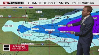 Minnesota still on track to see major snowstorm Saturday into Sunday | NEXT Weather Alert