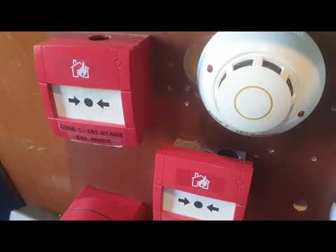 Overview of a Kentec K11031M2 Extinguishant Panel