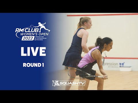 Squash: RMClub Women's Open 2022 - Round 1