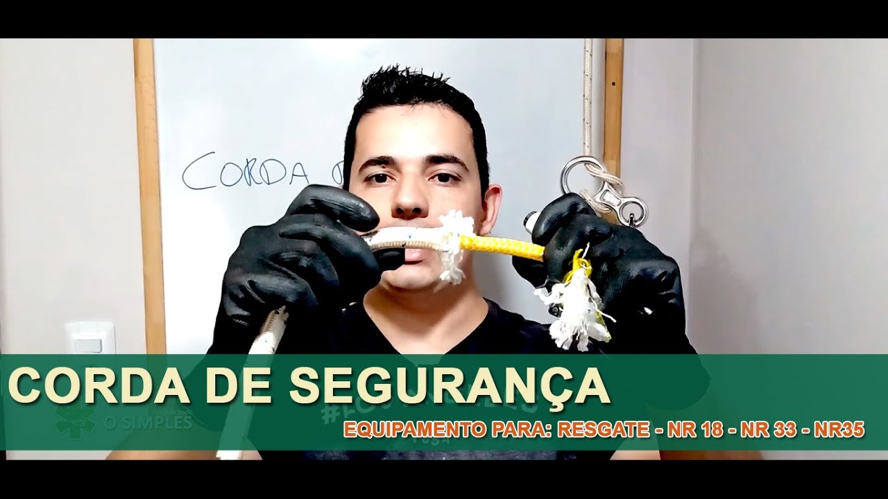 CORDA PARA RESGATE OU TRABALHO EM ALTURA
