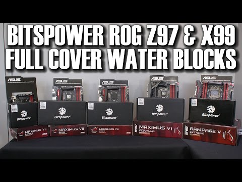 Bitspower ROG Full Cover Blocks Rampage Formula Hero Ranger Gene & Impact