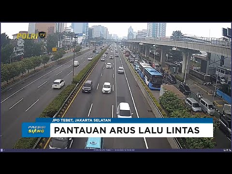 NTMC POLRI - PANTAUAN ARUS LALU LINTAS SIANG 23/09/2025