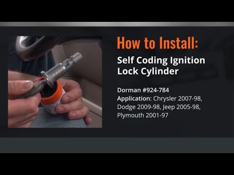 Chrysler, Dodge and Jeep self coding ignition lock cylinder