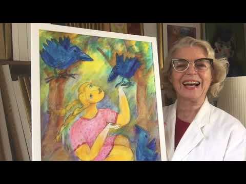 [Alina Witwitzka] Alina Witwitzka: Przygotownie do wystawy. Wybor obrazow.