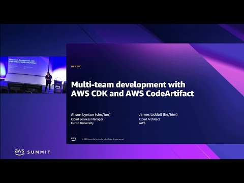 AWS Summit Canberra 2022 - Multi-team development with AWS CDK and AWS CodeArtifact