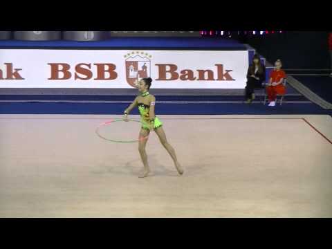 Shelia Victoria (GEO) hoop junior  final  Cup of World 2014 Minsk