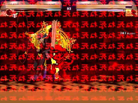 Mugen Kung Fu Man EX And Dynamis Vs Blood Waluigi And Death Metal Itzamna1.0