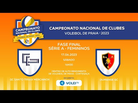 GC SANTO TIRSO/ MERCAINOX vs DUMIENSE FC - CN DE CLUBES DE VOLEIBOL DE PRAIA 2023