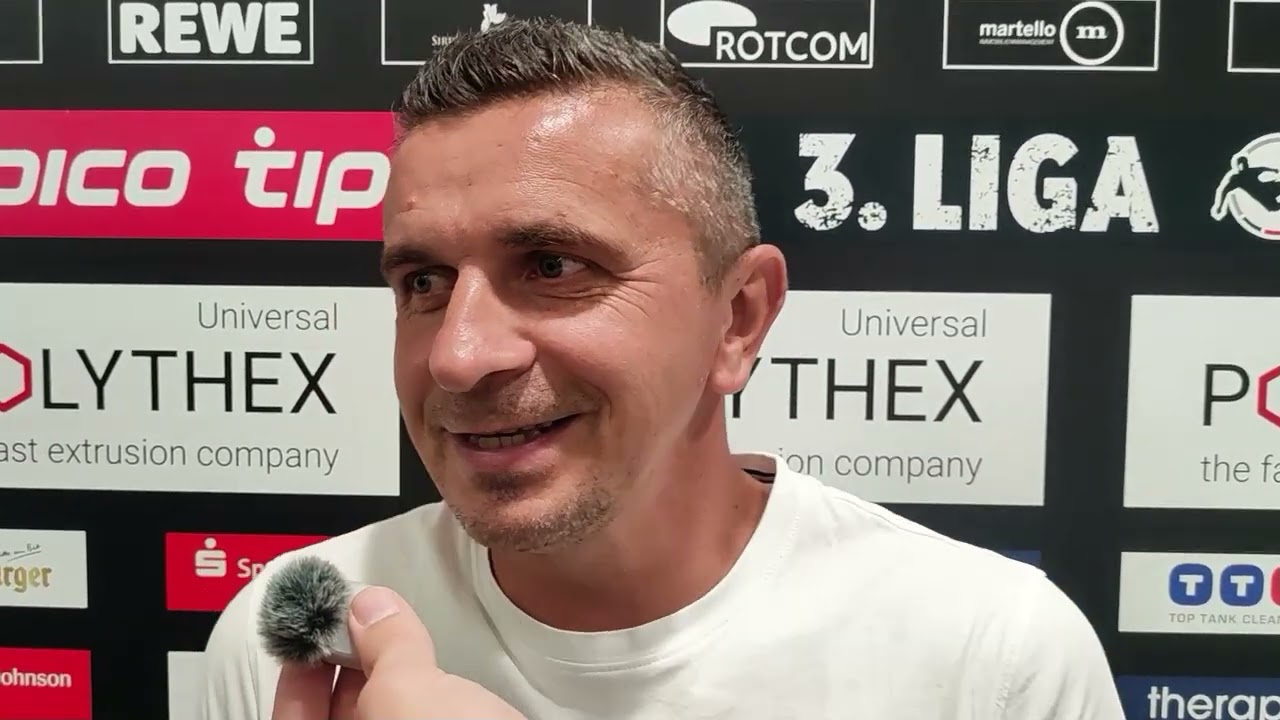  Mersad Selimbegovic – Trainer Alemannia Aachen - guter Anfang, verdienter 2:0 Führung 