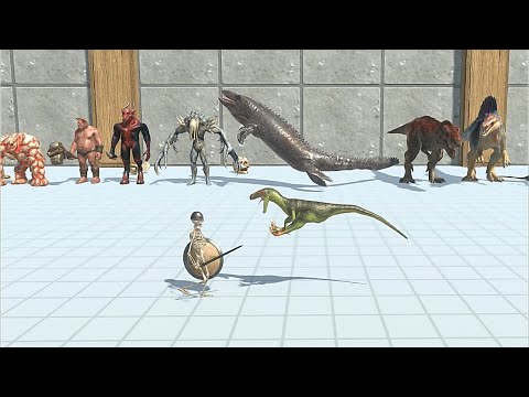 INFERNALS VS CARNIVORE DINOSAURS + AQUATICS - Animal Revolt Battle Simulator