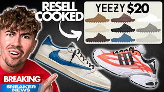 $20 Yeezy Slides Just Broke Resell Market! Travis Scott's SOON & More!
