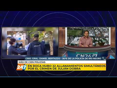 En Roca hubo 22 allanamientos por el crimen de Julián Cordoba | Bertazzo | Noticiero Central