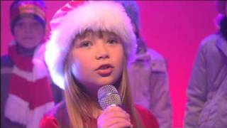 Britain&#39;s Got Talent star Connie Talbot sings a Xmas song live on GMTV