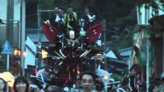 preview picture of video '南関ぎおん　夜巡行⑥ Nankan Gion Kumamoto　night parade 6      '10'