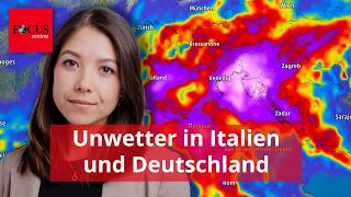 Unwetter-Alarm in Italien – auch Deutschland trifft es