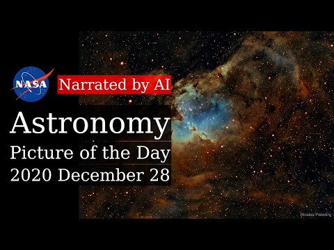 APOD: 2020-12-28 - M16: Inside the Eagle Nebula (Narrated by Emma)