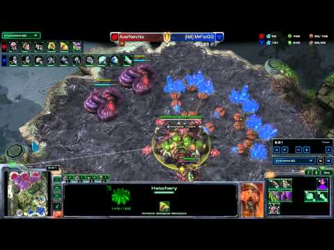 Nerchio ZvT ForGG 2Bo3 Starcraft 2 Heart of the swarm polski komentarz 1080p