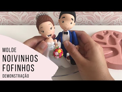 NOIVINHOS FOFINHOS - DEMONSTRAÇÃO MOLDE BELAH BISCUIT PASSO A PASSO