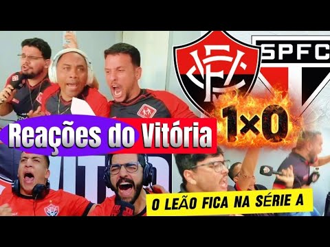 🎥 REACTIONS OF VITÓRIA FANS – Vitória 1×0 São Paulo | Brasileirão Série A 2025