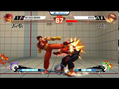Daigo Umehara vs Kiyotea USF4 TOP32 - SEMI FINALS - EVO2015 #evo2015