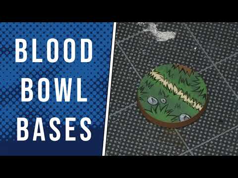Blood Bowl Pitch Bases - Just Paint the Base | Warhammer Basing Tutorial