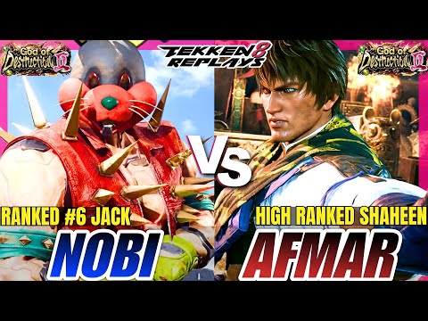 Tekken 8 - Nobi (Jack-8) vs Nice Bird (Shaheen) - High Level Ranked Match Replay
