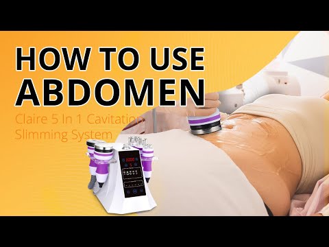 How to Use a 40K Cavitation Machine for Belly Fat Reduction | Body Contouring Tutorial | LY-54K2