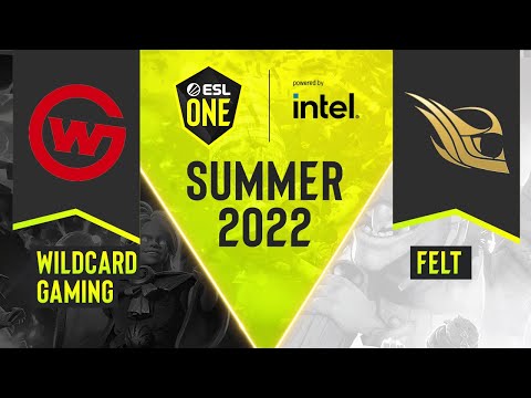 Dota2 - Wildcard Gaming vs. felt - Game 1 - DPC NA Tour 3 - ESL One Summer 2022