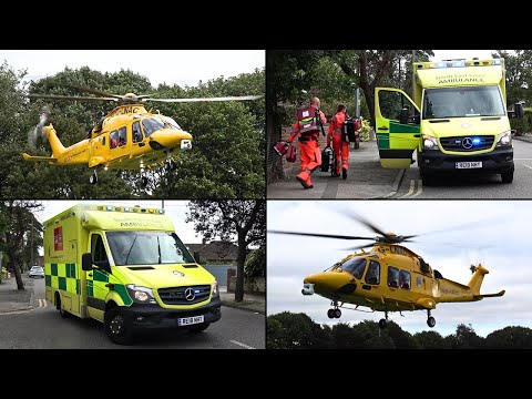 Critical Care Team rush to Incident in Kent, UK - HEMS [HELIMED 21]