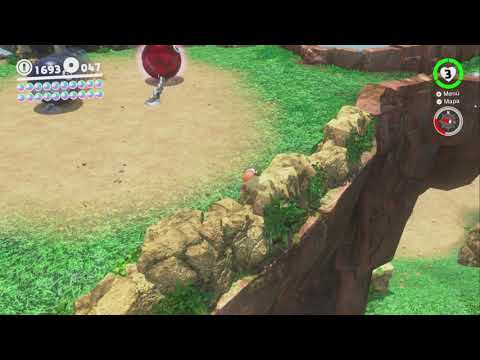 Super Mario Odyssey - Reino de las Cataratas - Tesoro Bajo el Risco