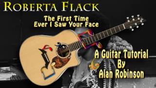 The First Time Ever I Saw Your Face - Roberta Flack - Acoustic Guitar Lesson