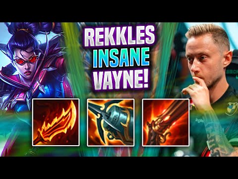 REKKLES IS INSANE WITH VAYNE! - KC Rekkles Plays Vayne ADC vs Jhin! | Preseason 2022