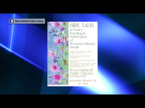 NJ West Caldwell Public Library Hosting Girl Talk Poetry Reading