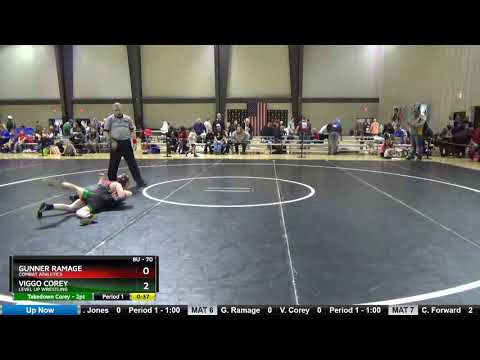 8U 70 Gunner Ramage Combat Athletics Vs Viggo Corey Level Up Wrestling